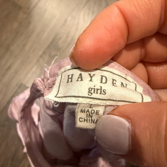 Hayden Pink Button-Down Kids Dress - Picture 2 of 2